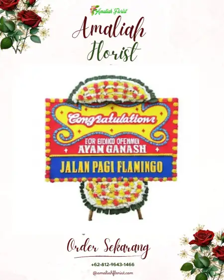 Sewa Papan Bunga Gedung Resepsi Depok